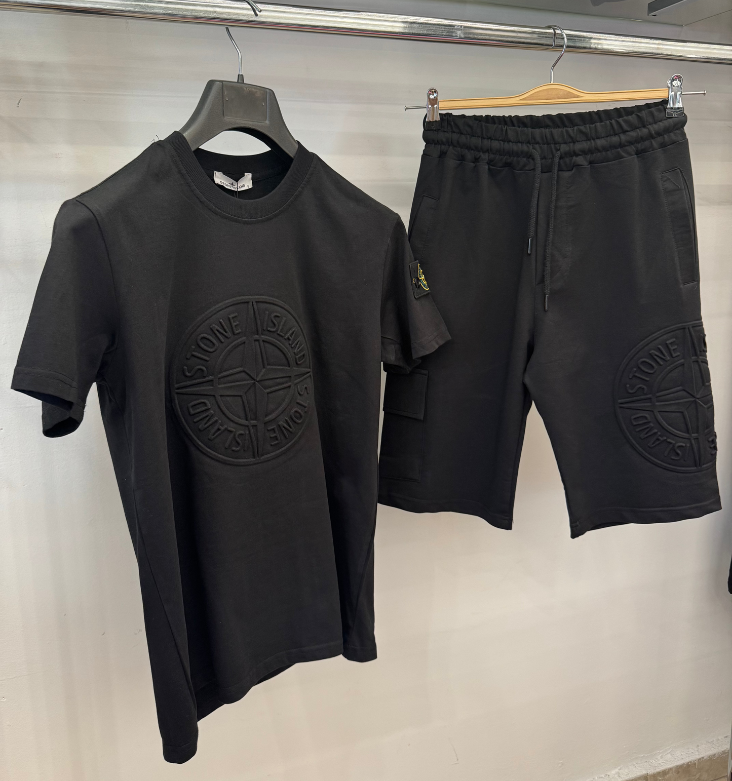 Σετ καλοκαιρινό Stone Island - Μαύρο
