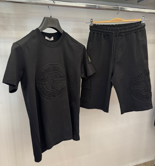 Σετ καλοκαιρινό Stone Island - Μαύρο