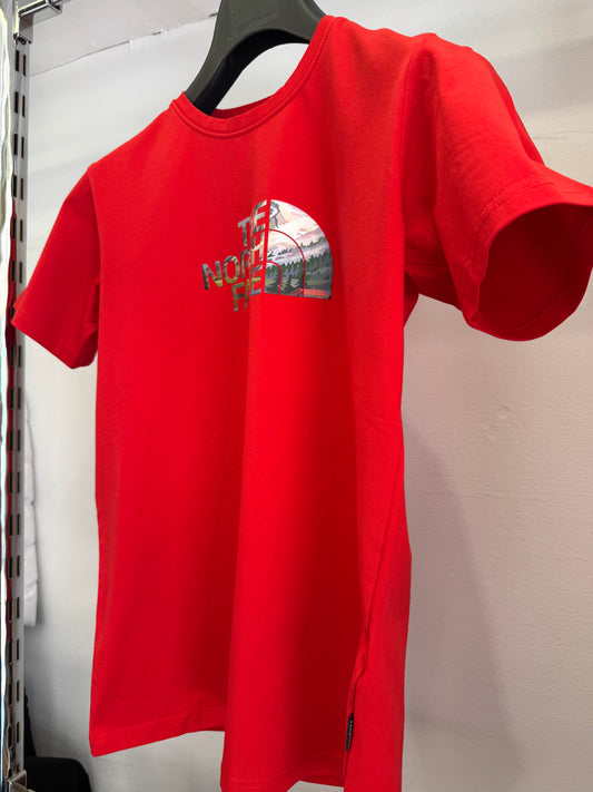T-shirt THE NORTH FACE - Κόκκινο