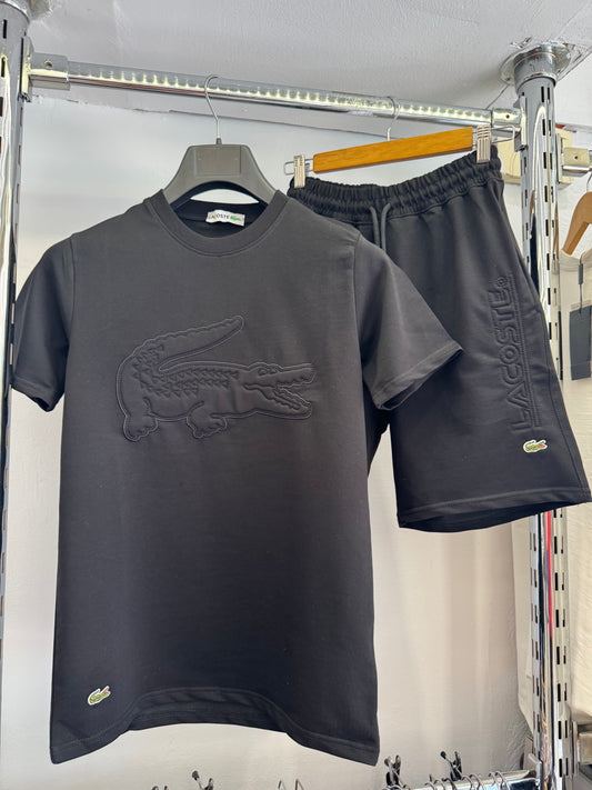 Σετ καλοκαιρινό Lacoste - Μαύρο