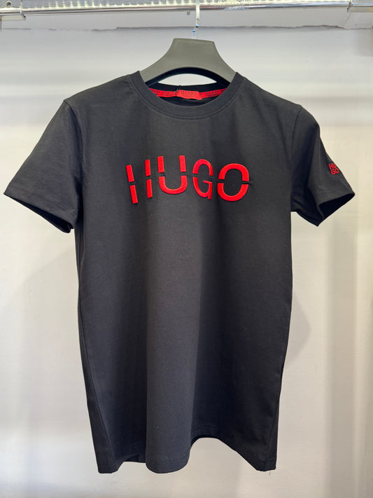T-shirt Hugo Boss - Μαύρο