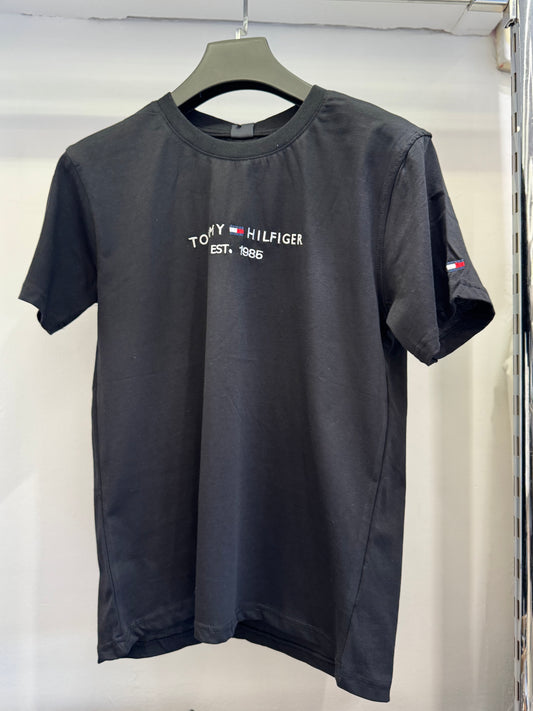 T-shirt Tommy Hilfiger - Μαύρο