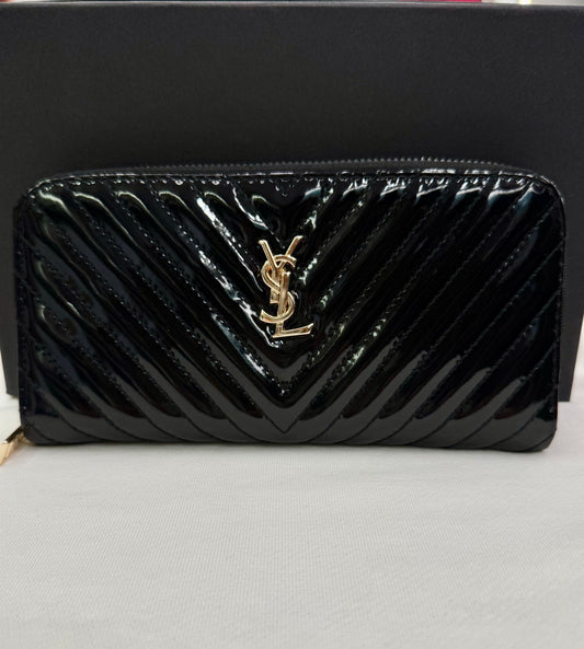 Πορτοφόλι YSL - Black | Shiny