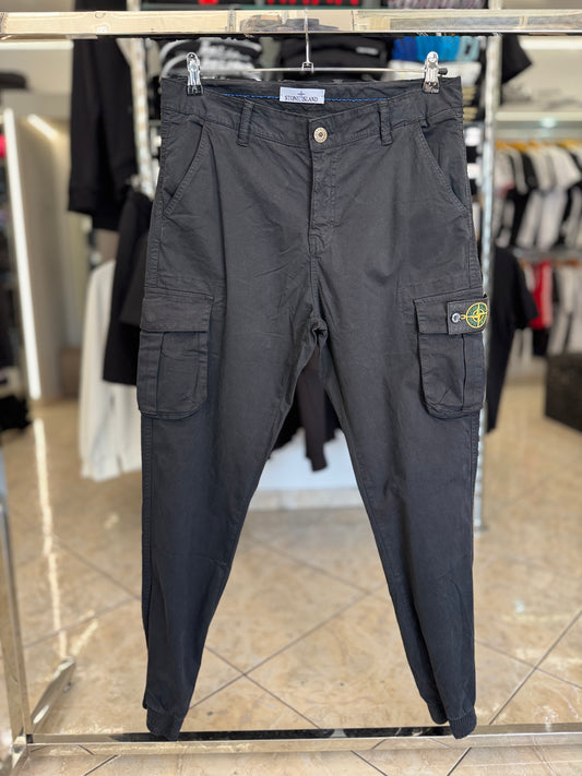 Cargo Παντελόνι Stone Island - Black