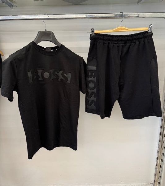 Σετ καλοκαιρινό BOSS - Μαύρο