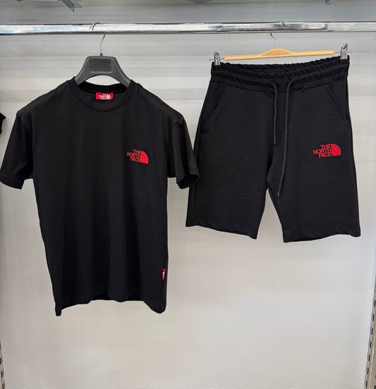 Σετ καλοκαιρινό THE NORTH FACE - Μαύρο/Κόκκινο